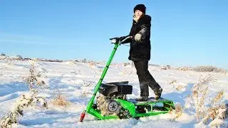 Самый дешевый снегоход. Mini bike snow