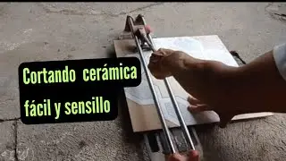 How to cut ceramics with a manual cutter
