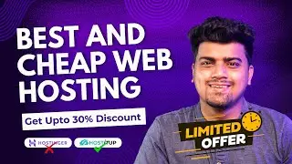 😱Best Cheap Web Hosting Offer🔥Free .in Domain & NVME SSD Hosting Free SSL | HostitUp