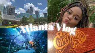 ATL WEEKEND VLOG  | 1ST TIME GOING TO THE GEORGIA AQUARIUM