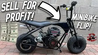 How To Flip A Minibike And Sell For A Profit! Motovox Flip Project!