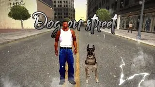 Gta sa dog in the road mod|Gta sanandreas|2mb|realistic street dog