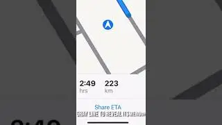 How to Share Your ETA on Apple Map #shorts #iphone #eta #app #howto #map