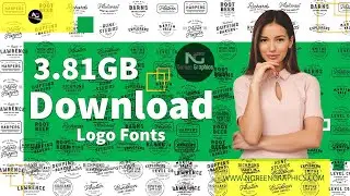 3.81 GB logo font Download | Noreen Graphics |