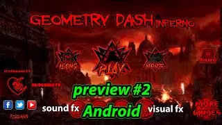 🔥Geometry Dash INFERNO TEXTURE PACK | Android mod menú hack (visual & sound FX) ESTRENO EN EL CANAL