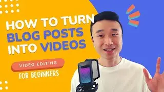 How to Turn Blog Posts into Videos in 5 Minutes Using an Online Video Creator