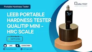 Leeb Portable Hardness Tester QualiTip Mini - HRC Scale | Qualitest