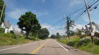 Driving Through Crapaud, Prince Edward Island - Canada