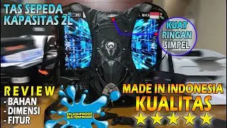 REVIEW TAS SEPEDA MURAH KUALITAS BINTANG 5,KUAT,RINGAN,WATERPROOF | OFDY MADE INDONESIA