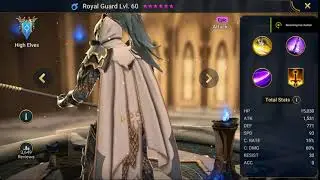 Raid Shadow Legends Hero Showcase Royal Guard lv 60