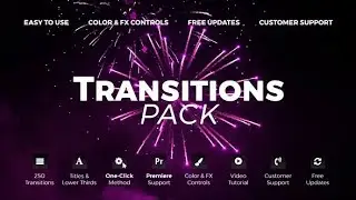 Transitions After effects templates