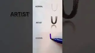 Normal Vs Artist Vs Legend ❤️😁 #art #viral #drawing #shorts