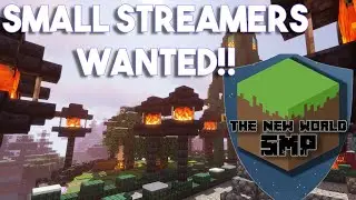 SMALL STREAMERS WANTED!!-The New World SMP Trailer