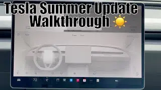 Tesla Summer Update Quick Walkthrough