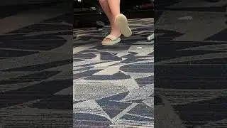 Candid dangling in airport 