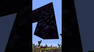 BEDWARS NETHER PORTAL TRICK  #minecraft #tellybridge #hypixel