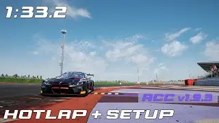 Misano - BMW M4 GT3 (1:33.2) || Hotlap + SETUP || ACC v1.9