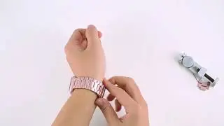 How to adjust the links of apple watch bands!