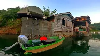 I tried fishing and camping in the ruins!