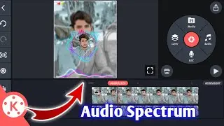 How To make audio spectrum video in kinemaster|how to make video in kinemaster|audio spectrum|