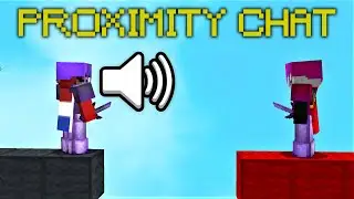 Bedwars PROXIMITY CHAT is Hilarious!