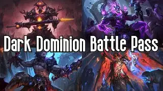 SMITE: Dark Dominion Battle Pass - Content Showcase