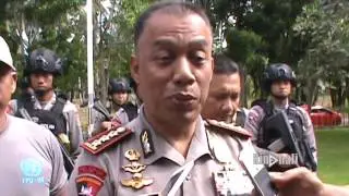 BRIMOB MULAI MELAKUKAN PENJAGAAN DI PERBATASAN