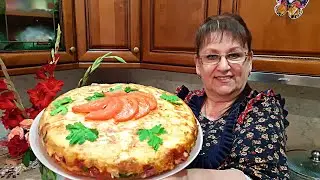 I cook this breakfast 3 times a week. I cut it all up and put it in the pan!