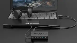 DigitalLife U2AUDIO7-1 7.1 External USB Sound Card Unboxing and Review
