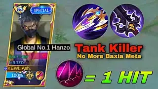 New HANZO META Build and Emblem Auto One Shot combo ( must try )