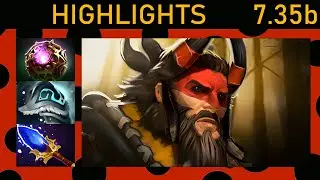 ⭐Beastmaster 30+ K/A! Offlane Highlights 7.35b - Dota 2 Top MMR