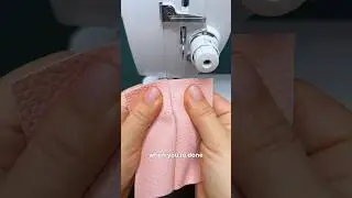 How to reinforce your seams #sewing #sewinghacks #sewingtips