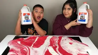 1 GALLON OF ELMER'S GLUE ALL VS 1 GALLON OF ELMER'S GLUE GIANT SLIMES