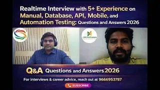 5+ Years Testing Interview 🔥 Manual | API | Database | Automation Q&A 2026