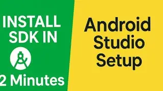 How to install  sdk in Android Studio  ? how to install sdk ?  How to fix the sdk error ?