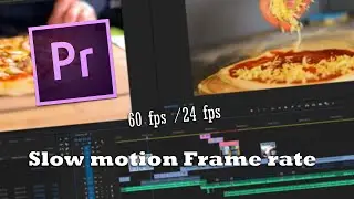Slow motion Frame Rate Premiere Pro