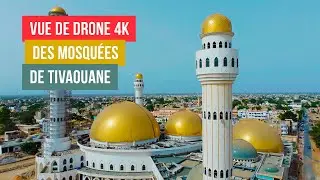 Vue de drone 4K des Mosquées de Tivaouane