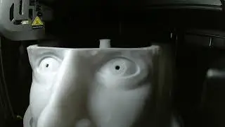 Watch the Creality K1, absolutely SMASH a Full Size Thanksgiving Prop Mask. DIAGNAL to Fit.
