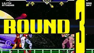 Lilith and Athena vs Morrigan and Amy Rose MUGEN BATTLE
