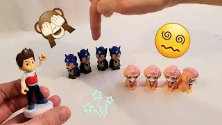Psi Patrol Magia różdżki multiplikuje piesi? Rayder zbiera ekipę na dino ratunek! Nauka Angielskiego