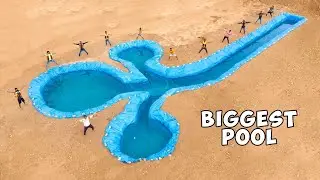We Built Unique Swimming Pool...🏊