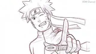 How to Draw Naruto, Anime Art Step by Step