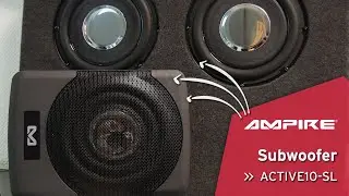 Der wohl flachste Subwoofer! - Der AMPIRE ACTIVE10-SL