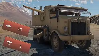 Italian Pizza Delivery Truck at your Service (War Thunder Breda 90/53)