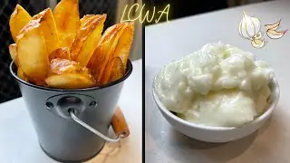 The Best Combo Ever | Potato Wedges With Amazing Garlic dip