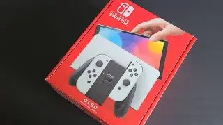 Nintendo Switch OLED Unboxing - ASMR