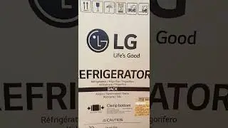LG refrigerator unboxing short