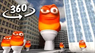360° VR Skibidi Toilet Oi Oi Oi Red Larva 3