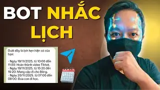 TẠO BOT TELEGRAM CHECK LỊCH GOOGLE CALENDAR HÀNG NGÀY 
