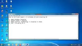 How to Activate Hyper v in Windows 10 || How to create Hyper-v VM